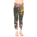 Grim Reaper Above Art  Monster Moon Letter Poster Kids  Leggings
