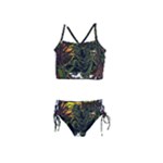 Grim Reaper Above Art  Monster Moon Letter Poster Girls  Tankini Swimsuit