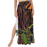 Grim Reaper Above Art  Monster Moon Letter Poster Maxi Chiffon Tie-Up Sarong