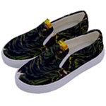 Grim Reaper Above Art  Monster Moon Letter Poster Kids  Canvas Slip Ons