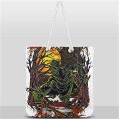 Full Print Rope Handle Tote (Large) 