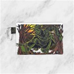 Grim Reaper Above Art  Monster Moon Letter Poster Canvas Cosmetic Bag (Small)