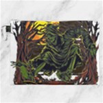 Grim Reaper Above Art  Monster Moon Letter Poster Canvas Cosmetic Bag (XXL)