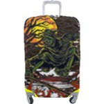 Grim Reaper Above Art  Monster Moon Letter Poster Luggage Cover (Large)
