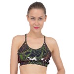 Grim Reaper Above Art  Monster Moon Letter Poster Basic Training Sports Bra