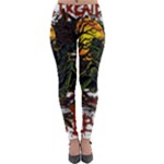 Grim Reaper Above Art  Monster Moon Letter Poster Lightweight Velour Leggings
