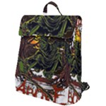 Grim Reaper Above Art  Monster Moon Letter Poster Flap Top Backpack