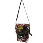 Grim Reaper Above Art  Monster Moon Letter Poster Folding Shoulder Bag