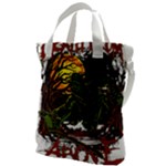 Grim Reaper Above Art  Monster Moon Letter Poster Canvas Messenger Bag