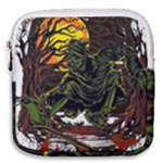 Grim Reaper Above Art  Monster Moon Letter Poster Mini Square Pouch
