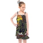 Grim Reaper Above Art  Monster Moon Letter Poster Kids  Overall Dress