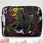 Grim Reaper Above Art  Monster Moon Letter Poster Make Up Pouch (Large)
