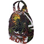 Grim Reaper Above Art  Monster Moon Letter Poster Travel Backpack