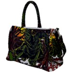 Grim Reaper Above Art  Monster Moon Letter Poster Duffel Travel Bag
