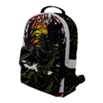 Grim Reaper Above Art  Monster Moon Letter Poster Flap Pocket Backpack (Large)
