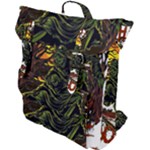 Grim Reaper Above Art  Monster Moon Letter Poster Buckle Up Backpack