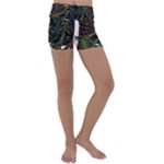 Grim Reaper Above Art  Monster Moon Letter Poster Kids  Lightweight Velour Yoga Shorts