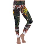 Grim Reaper Above Art  Monster Moon Letter Poster Kids  Lightweight Velour Classic Yoga Leggings