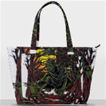 Grim Reaper Above Art  Monster Moon Letter Poster Back Pocket Shoulder Bag 