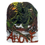 Grim Reaper Above Art  Monster Moon Letter Poster Drawstring Pouch (3XL)
