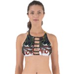 Grim Reaper Above Art  Monster Moon Letter Poster Perfectly Cut Out Bikini Top