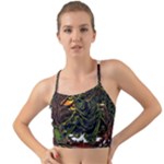 Grim Reaper Above Art  Monster Moon Letter Poster Mini Tank Bikini Top