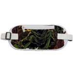 Grim Reaper Above Art  Monster Moon Letter Poster Rounded Waist Pouch