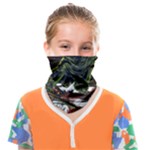 Grim Reaper Above Art  Monster Moon Letter Poster Face Covering Bandana (Kids)