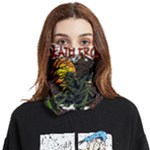 Grim Reaper Above Art  Monster Moon Letter Poster Face Covering Bandana (Two Sides)