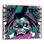 Anarchy Skull And Birds Canvas 24  x 20  (Stretched)