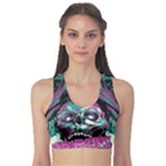 Anarchy Skull And Birds Fitness Sports Bra