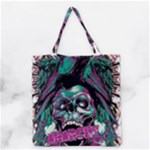 Anarchy Skull And Birds Grocery Tote Bag