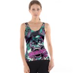 Anarchy Skull And Birds Women s Basic Tank Top