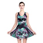 Anarchy Skull And Birds Reversible Skater Dress