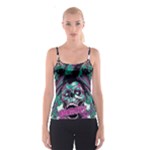 Anarchy Skull And Birds Spaghetti Strap Top