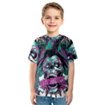 Anarchy Skull And Birds Kids  Sport Mesh T-Shirt