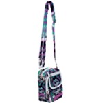 Anarchy Skull And Birds Shoulder Strap Belt Bag