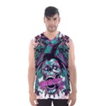 Anarchy Skull And Birds Men s Basketball Tank Top