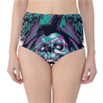 Anarchy Skull And Birds Classic High-Waist Bikini Bottoms