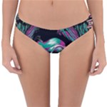Anarchy Skull And Birds Reversible Hipster Bikini Bottoms