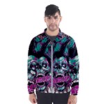 Anarchy Skull And Birds Men s Windbreaker