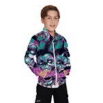 Anarchy Skull And Birds Kids  Windbreaker