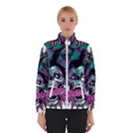 Anarchy Skull And Birds Women s Bomber Jacket