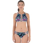 Anarchy Skull And Birds Perfectly Cut Out Bikini Set
