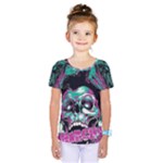 Anarchy Skull And Birds Kids  One Piece T-Shirt