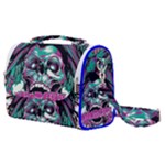 Anarchy Skull And Birds Satchel Shoulder Bag