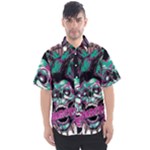 Anarchy Skull And Birds Men s Short Sleeve Shirt