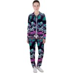 Anarchy Skull And Birds Casual Jacket and Pants Set