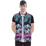 Anarchy Skull And Birds Men s Puffer Vest