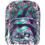 Anarchy Skull And Birds Full Print Backpack